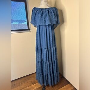 Swiss Dot Maxi Dress